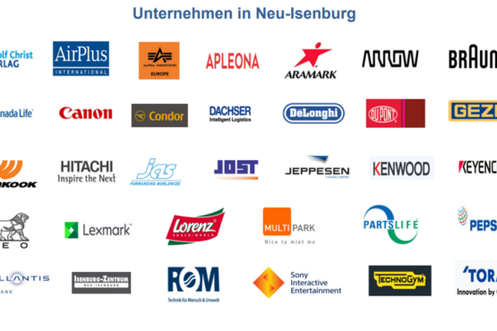 Übersicht Logos von Unternehmen in Neu-Isenburg