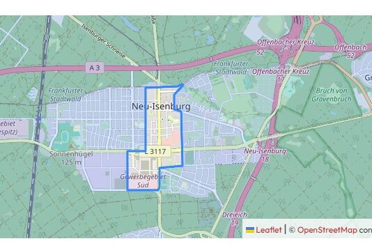 Ansicht Open Street Map