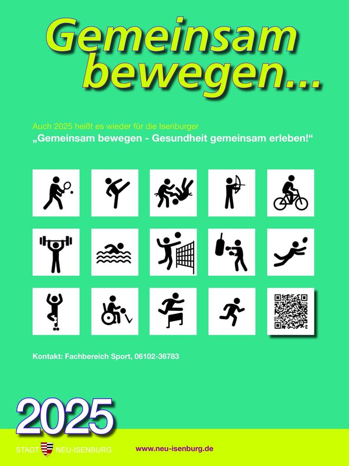 Plakat zu Aktion "Gemeinsam bewegen... 2025"