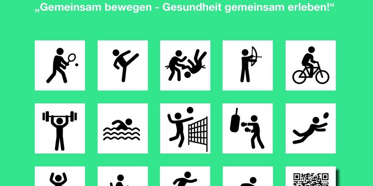 Plakat von "Gemeinsam bewegen 2025"