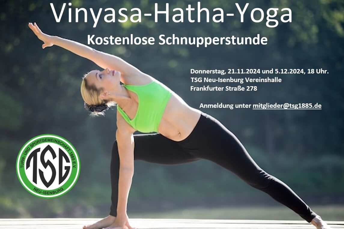 Plakat zu Vinyasa-Hatha-Yoga