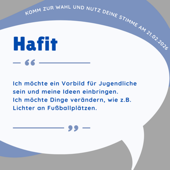 Kurzvorstellung Hafit Bewerbung Jugendforum