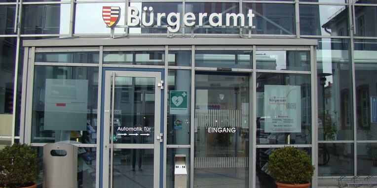 Eingang Bürgeramt