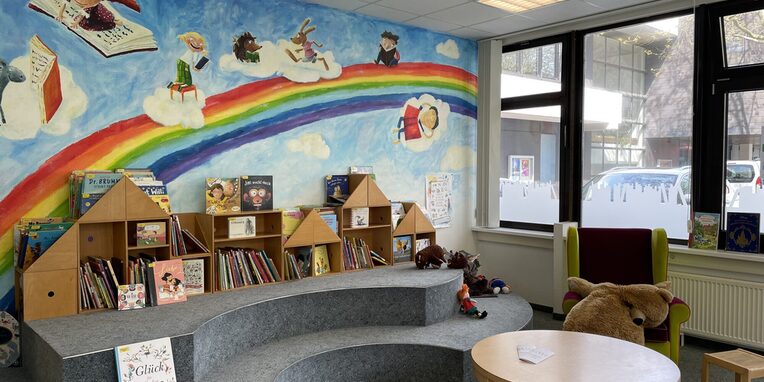 Kinderecke in der Stadtbibliothek Neu-Isenburg