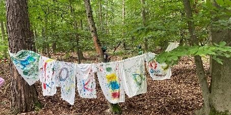 EcoKids-Banner im Wald