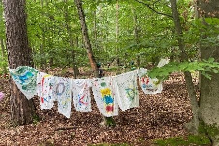 Banner im Wald