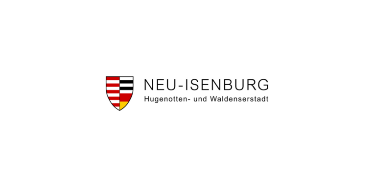 NeuesStadt-Logo mit dem Zusatz Hugenotten- und Waldenserstadt