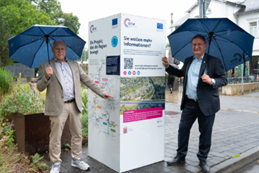 Einweihung der RTW Infostele am Bahnhof