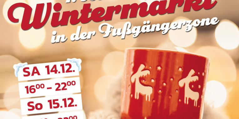 1. Isenburger Wintermarkt in der Fußgängerzone