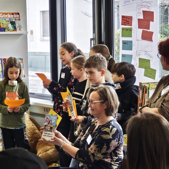 Abschluss des Leseförder-Projekts von Stadtbibliothek Neu-Isenburg und Hans-Christian-Andersen-Schule