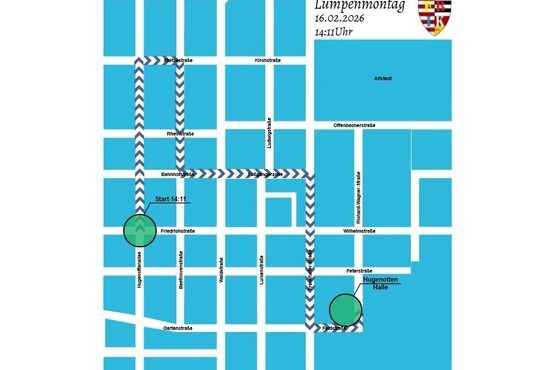 Lumpenmontagsroute 2026