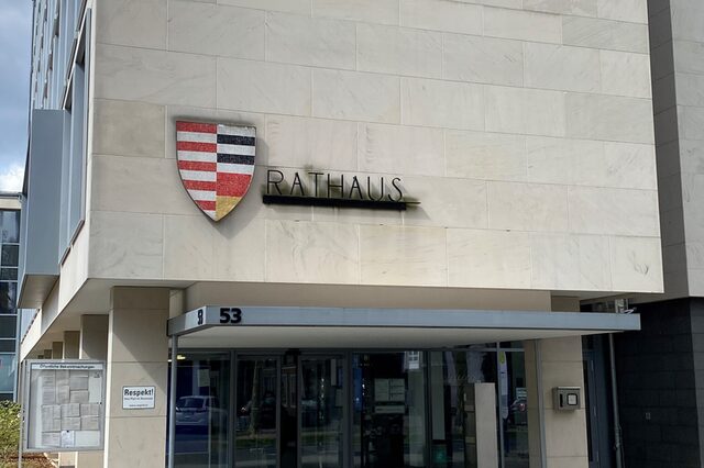 Haupteingang Rathaus Neu-Isenburg