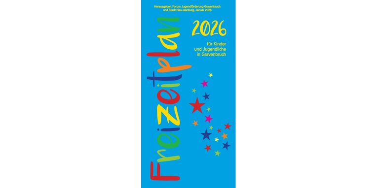 Titelseite Freizeitplan Gravenbruch für 2026