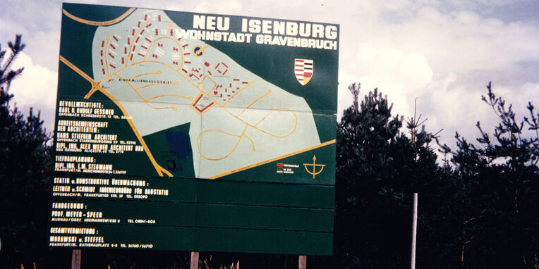 Bauschild Wohnstadt Gravenbruch