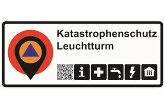 Symbol Katastrophenschutz Leuchtturm
