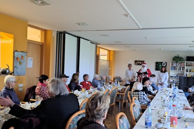 Weihnachtsfeier im Seniorenhaus