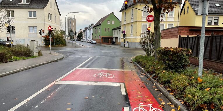 Radweg in Neu-Isenburg