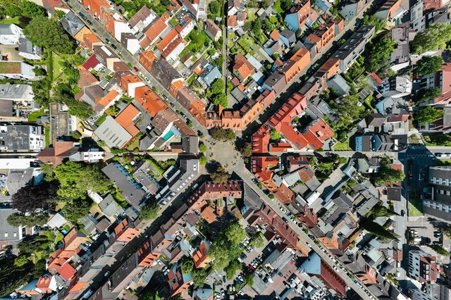 Drohnenfoto Marktplatz und Alter Ort