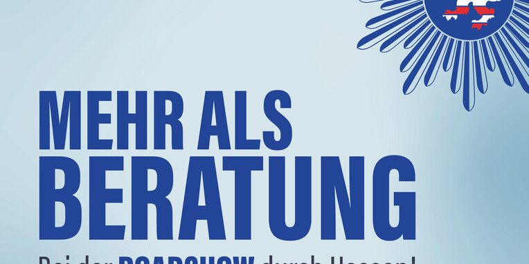 Roadshow Plakat Polizei
