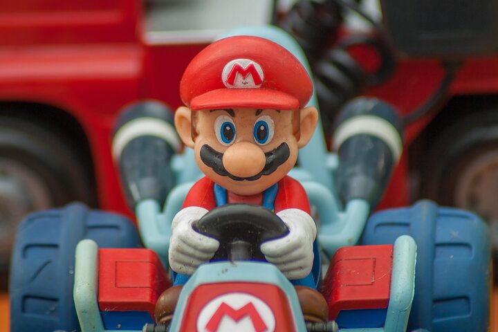 Spielzeugfigur Mario Kart