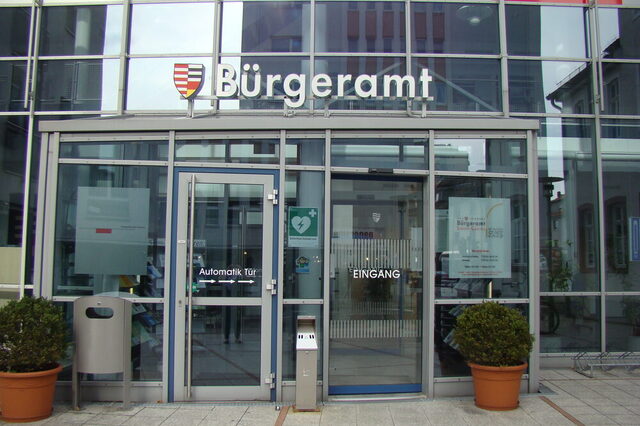 Haupteingang Bürgeramt Neu-Isenburg
