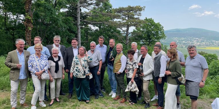 Gruppenfoto auf dem Harzberg