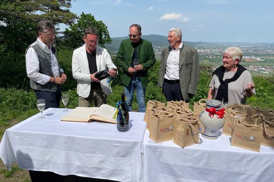 Auf dem Harzberg in Bad Vöslau
