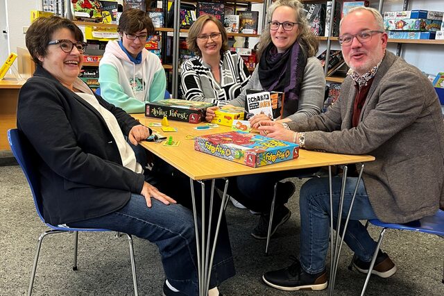 vlnr Katja Harjes, Micah Nagel, Linda Hein, Julia Dornburg, David Cappel