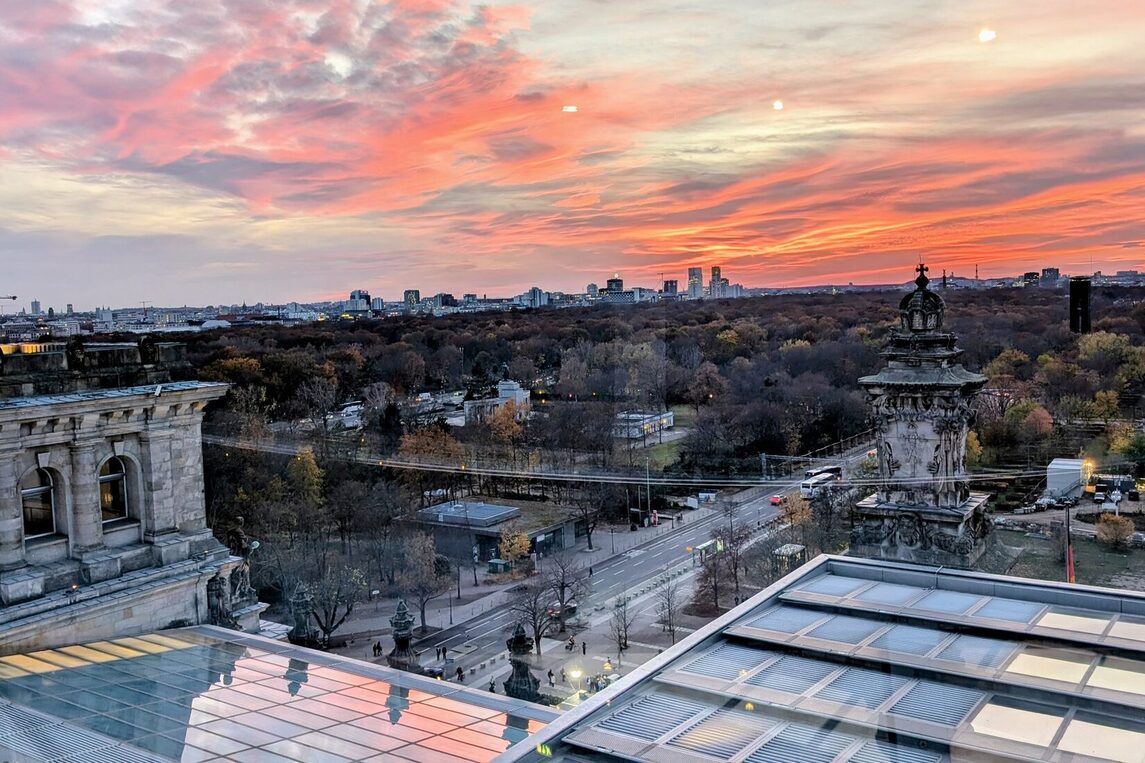 Sonnenuntergang in Berlin