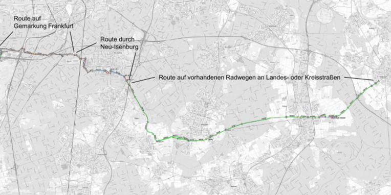 Route Raddirektverbindung