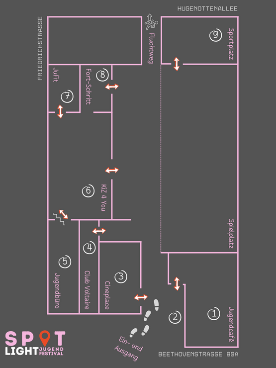 Spotligth Lageplan