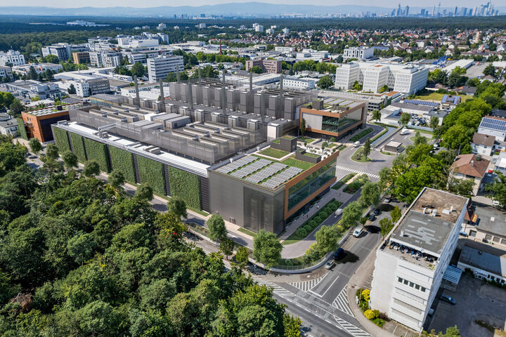 Planungsentwurf des Goodman FRA02 Data Centre in der Rathenaustraße, Neu-Isenburg