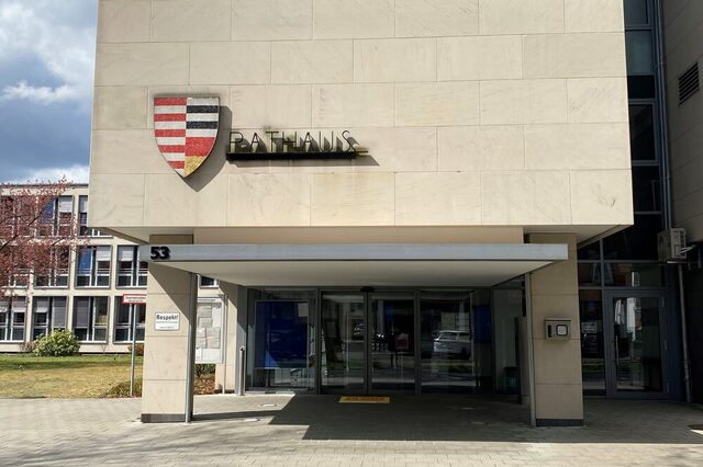 Haupteingang Rathaus Neu-Isenburg