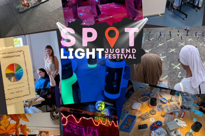 Collage des Spotlight-Jugendfestival