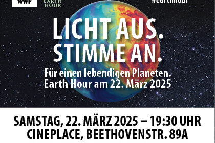 Plakat zur Earth Hour