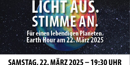 Plakat zur Earth Hour