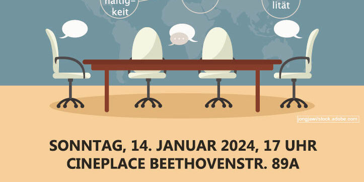 Plakat: Global denken, lokal handeln Jahresauftaktveranstaltung der Neu-Isenburger Umweltorganisationen