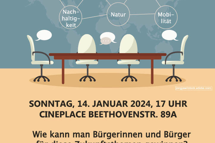Plakat: Global denken, lokal handeln Jahresauftaktveranstaltung der Neu-Isenburger Umweltorganisationen
