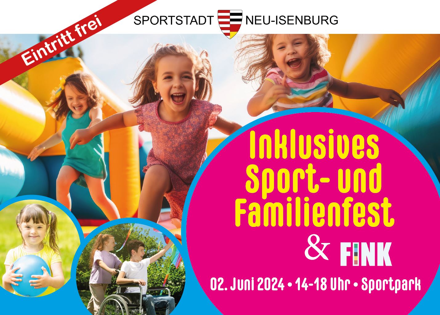 Karte vom Inklsuiven Sport und Familienfest & Fink