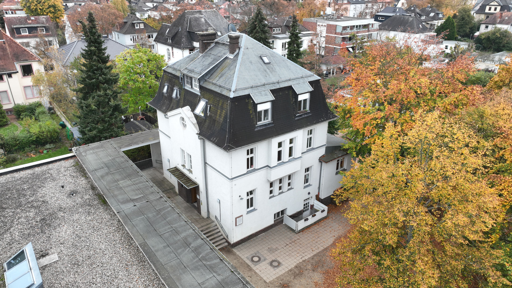 Symbolbild: Luftaufnahme - Bertha-Pappenheim-Haus